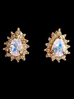 Teardrop Stud Earrings